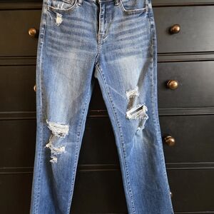 Classic Blue Straight Leg Women's Jeans